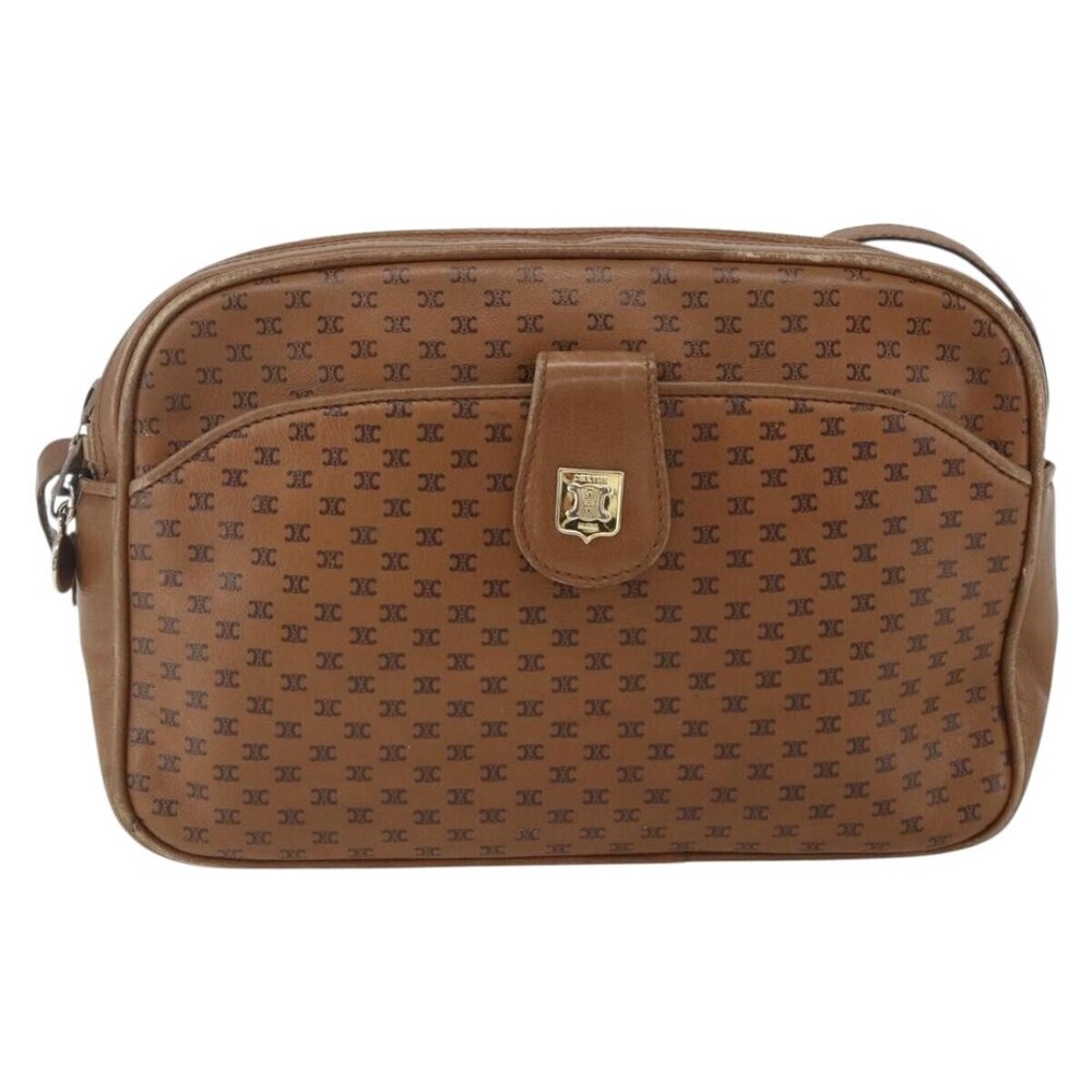 Celine Vintage Macadam Canvas and Leather